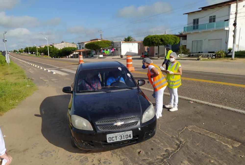 Limoeiro do Norte monta barreiras sanitárias nos principais acessos do município